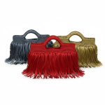 Handmade Tassel Crochet Statement Bag – Evening & Special Occasion Bag